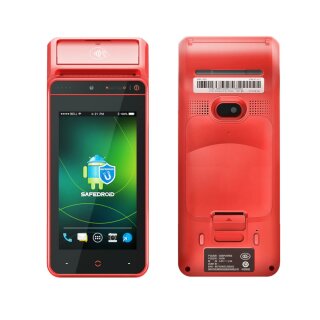 i9100, Mobiles Android POS Terminal mit 2D Scanner und 58mm Drucker