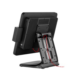 NOVA9 Plus, 15" Kassensystem im Alu Geh&auml;use, Intel Celeron N95 oder N97, PCAP, 8GB RAM, 128GB SSD