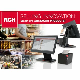 RCH - AT-15 IRON BUNDLE, 15,6&quot; Touchkasse  inkl. Software (Gastro/Retail), Drucker  und TSE