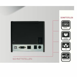 RCH Print!, 80 mm Kassendrucker, USB, Serial, LAN, 300mm/s