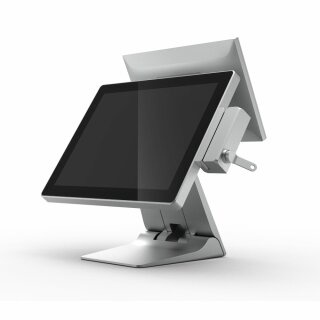 M1-i5-8260U, 15&quot; Kassensystem, Alu Geh&auml;use, Intel Core i5-8260U, PCAP, 8GB RAM, 128GB SSD