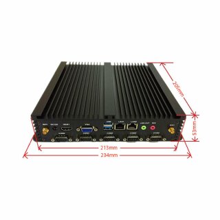 IPC6000-i5-1035G4, l&uuml;fterloser Box PC, 8GB RAM, 128GB SSD, 2x USB3.0, 6x USB2.0, 6x COM, 1x WIFI