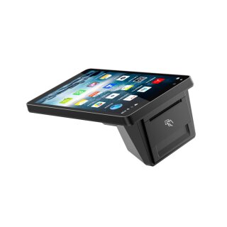 V8, Mobiles Android POS Terminal mit 8&quot; Bildschirm und 58mm Drucker