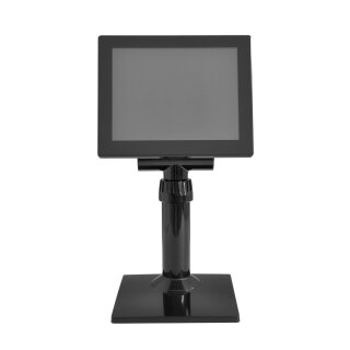 MF080VG, 8&quot; Rahmenloser LCD Monitor, VGA, ohne Touch, mit Standfu&szlig;, VESA 75x75, schwarz